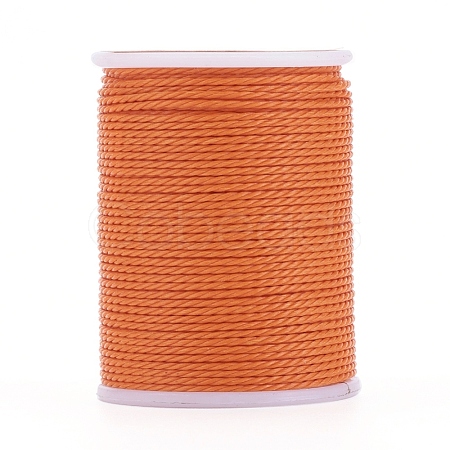 Round Waxed Polyester Cord X-YC-G006-01-1.0mm-07-1