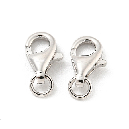 925 Sterling Silver Lobster Claw Clasps STER-C005-09P-1