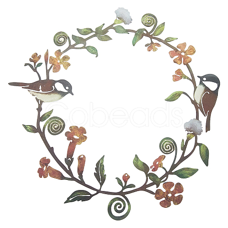 Iron Decorative Garden Stakes AJEW-WH0709-190-1