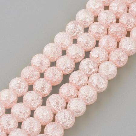 Synthetic Crackle Quartz Beads Strands GLAA-S134-10mm-01-1