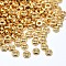 Brass Flat Round Spacer Beads, Golden, 4x1.5mm, Hole: 1.5mm