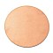 Copper Sheets, Copper Disc, Flat Round, PeachPuff, 100x2mm