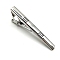 Brass Tie Clips for Men, Platinum, 60x6mm