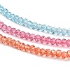 Transparent Painted Glass Beads Strands DGLA-A034-T1mm-A11-3