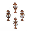 Natural Walnut Wood Pendants WOOD-N011-016-2