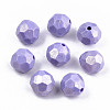 Spray Painted Acrylic Beads MACR-T037-05-2