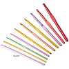 Aluminum Crochet Hooks Needles TOOL-S011-01-8