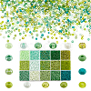 PandaHall Elite 12000Pcs 15 Style 12/0 Opaque Glass Seed Beads SEED-PH0001-61-1