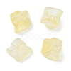 Transparent Spray Paint Glass Beads GLAA-H035-03H-1