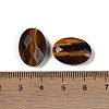 Natural Tiger Eye Cabochons G-O175-15D-01-3