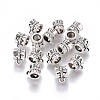 Tibetan Style Alloy Tube Bails TIBE-30047-AS-NR-1