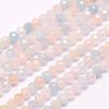 Natural Morganite Beads Strands G-F509-08-4mm-1