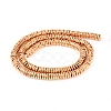 Electroplated Non-magnetic Synthetic Hematite Beads Strands G-F682-09-KCG-2
