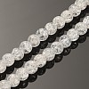 Synthetic Crackle Quartz Round Beads Strands G-O030-6mm-17-2