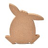 Easter Theme Natural Wood Display Decorations AJEW-P087-A02-2