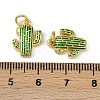 Brass Enamel Charms X-KK-I358-011G-3