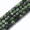 Natural Ruby in Zoisite Beads Strands G-R465-11-1