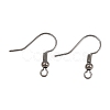 Brass Earring Hooks KK-S075-B-NF-1