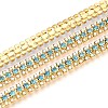 Iron Rhinestone Cup Chains CH-T006-04G-03-1