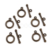 Brass Toggle Clasps KK-P141-01AB-2