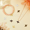 200PCS 4Colors Tibetan Style Alloy Pendants TIBEP-DC0001-03-4