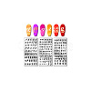 Stainless Steel DIY Nail Art Templates MRMJ-WH0092-026-8