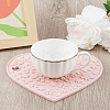 2Pcs 2 Colors Silicone Hot Mats for Hot Dishes AJEW-GF0008-29B-4