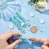 432Pcs 2 Style 2-Hole Opaque Glass Seed Beads SEED-NB0001-71-6