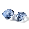 Spray Painted Glass Beads GLAA-Z007-04B-2