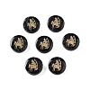 Dyed Black Synthetic Turquoise Beads G-F775-B02-1