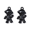 Spray Painted Alloy Pendants PALLOY-T077-164-4