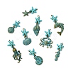 18Pcs 9 Style Alloy Pendants PALLOY-CJ00182-8