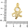 Brass Micro Pave Cubic Zirconia Pendants X-KK-S507-10G-3