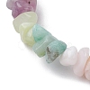 Natural Gemstone Chip Stretch Bracelets for Women BJEW-JB11019-01-3