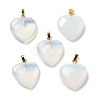 Synthetic Opalite Pendants G-G956-B16-G-1