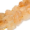 Rough Raw Natural Citrine Beads Strands G-K202-17B-2