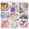 1 Set Opaque Acrylic Beads Set MACR-PH0001-51D-7