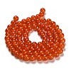 Spray Painted Crackle Glass Beads Strands CCG-Q001-10mm-09-4