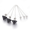 Natural Obsidian Cone Dowsing Pendulums G-G771-D02-1