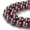 Eco-Friendly Grade A Glass Pearl Beads HY-J002-8mm-HX043-3