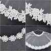 Detachable Polyester Bridal Lace Shawls AJEW-WH0248-17-4