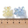 Luminous Rainbow Iridescent Plating Transparent Acrylic Beads PACR-C007-03-4