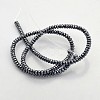 Electroplate Non-magnetic Synthetic Hematite Beads Strands G-J208B-01-2