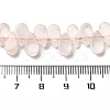 Natural Rose Quartz Beads Strands G-B064-B30-5