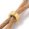 Nylon Cord Silder Bracelets MAK-C003-03G-3