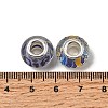 Printed Transparent Resin European Beads RESI-C063-03A-3