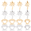 16Pcs 4 Style 201 Stainless Steel Pendants STAS-DC0002-73-1