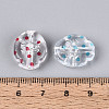 Printed Transparent Acrylic Beads TACR-T029-12M-4