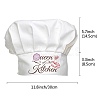 Custom Cotton Chef Hat AJEW-WH0243-002-2