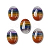 Chakra Natural Mixed Gemstone Cabochons G-F724-01A-4